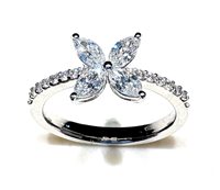 Ringe Dame JOVANE in Weißgold Diamante JBG387 Sommer A